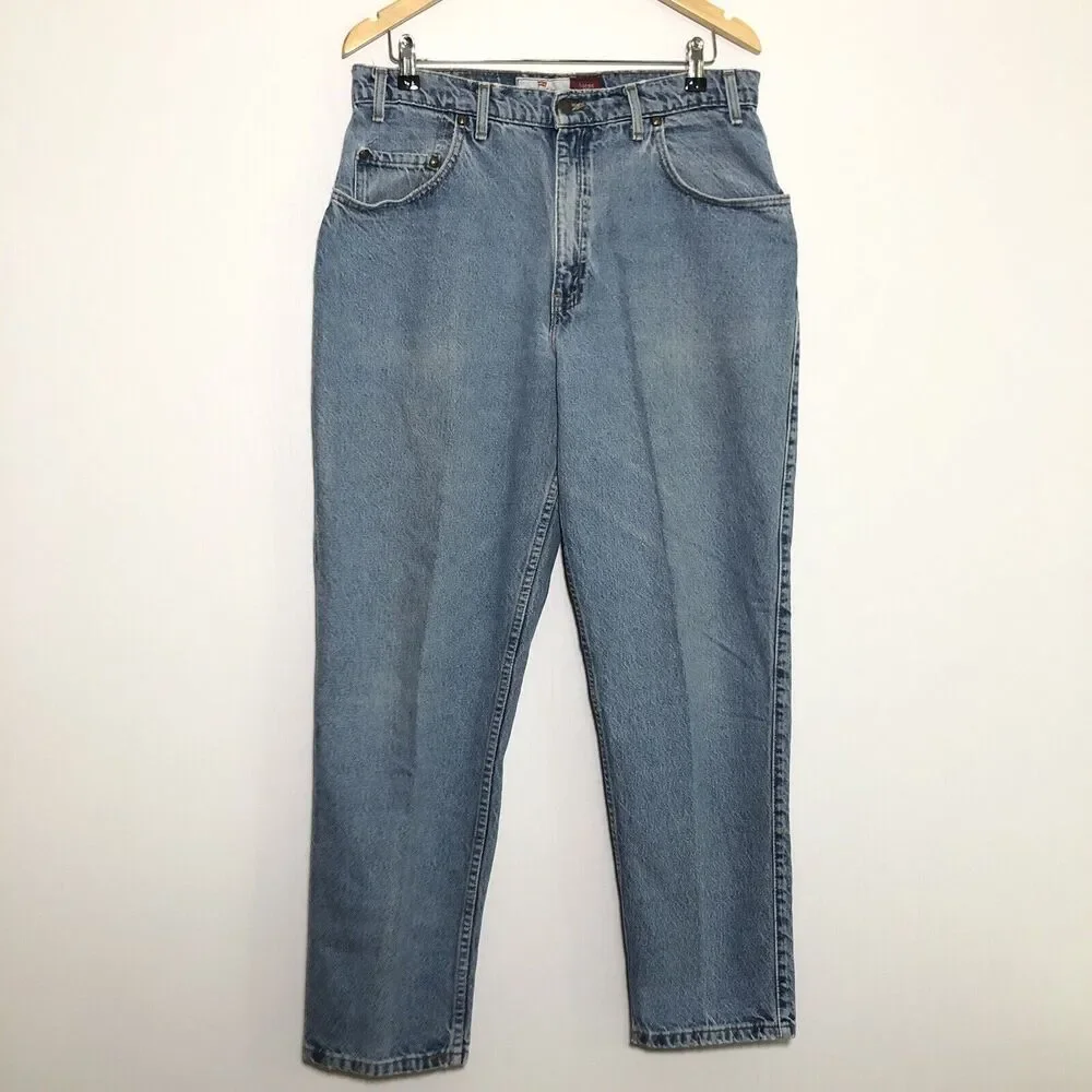 Levi Strauss 545 Jeans Mens 36 30 Blue Vintage Brown Tab 1995 Loose Fit